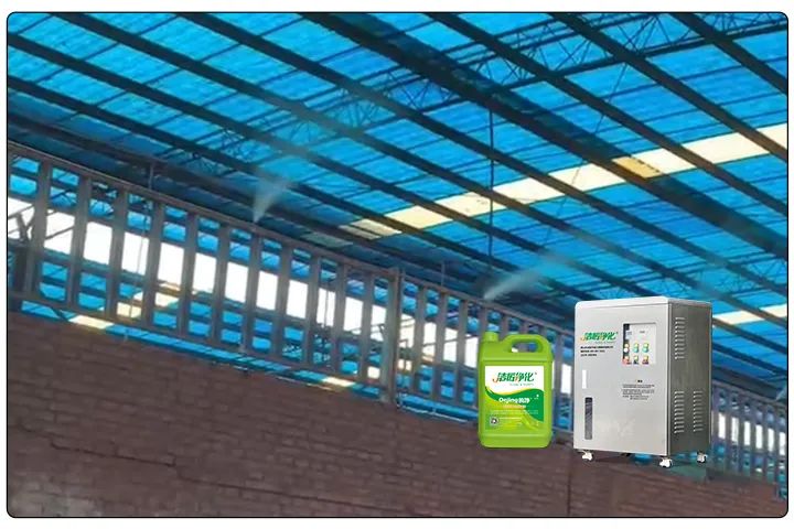 潔匠凈化污泥制磚利用高壓噴霧設(shè)備實(shí)現(xiàn)除臭 潔匠凈化污泥制磚利用高壓噴霧設(shè)備實(shí)現(xiàn)除臭